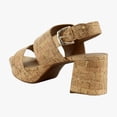 thumbnail image 3 of Aerosoles Camilla Women's Heels Cork/Gold Fleck Size 12 M, 3 of 8