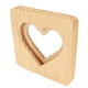 thumbnail image 3 of Lámpara 3D de madera con forma de corazón romántico, conexión USB, luz nocturna LED de ambiente cálido para dormitorio, oficina y cafetería, 3 of 12