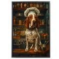 thumbnail image 2 of Funny Dog Kitchen Wall Art - Dining Room Wall Decor - American English Coonhound Cooking Food Canvas Prints for Farmhouse Kitchen Decor, Modern Restaurant Painting Artwork, 2 of 6