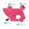 thumbnail image 4 of Deago Dog Fleece Vest Cold Weather Warm Pullover Sweater Soft Stretchy Puppy Turtleneck Coat Jacket Pet Winter Clothes for Small Medium Dogs Cats - Pink, L, 4 of 7