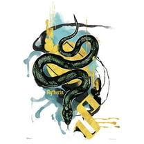 Harry Potter (House Urban Watercolor - Slytherin) MightyPrint™ Wall Art