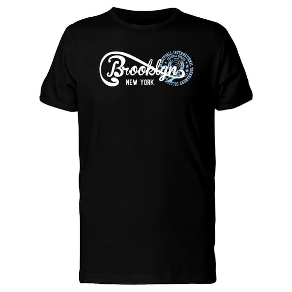 Nyc Brooklyn Small Logo T-Shirt Men -Image by Shutterstock, Male x-Large