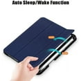 thumbnail image 3 of EpicGadget Case for New iPad Mini 6 (2021 Model, 6th Generation 8.3") Lightweight Slim Tri-Fold Shell Auto Wake/Sleep Folding Stand Pencil Holder Case Cover for iPad mini 6 2021 8.3-Inch (Navy Blue), 3 of 5