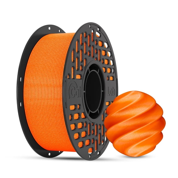 CaiLab PLA Chameleon 3D Printer Filament 1.75mm, Shimmer Finish, 1kg (2.2 lb) Spool – Orange