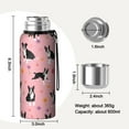 thumbnail image 7 of 20 Oz Boston Terrier Dogs and Flowers Coffee Tumbler Double Wall Insulated Stainless Steel Water Bottle | Metal Reusable Thermoses Flask with Cup Cap | Leak & Sweat Proof with Anti-Dust Lid, 7 of 7