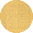 thumbnail image 1 of Ahgly Company Indoor Round Oriental Brown Traditional Area Rugs, 5' Round, 1 of 4