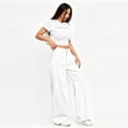 thumbnail image 6 of Mrmall Casual Loose Fit Jeans For Women Versatile Commuter Autumn Pants, 6 of 6