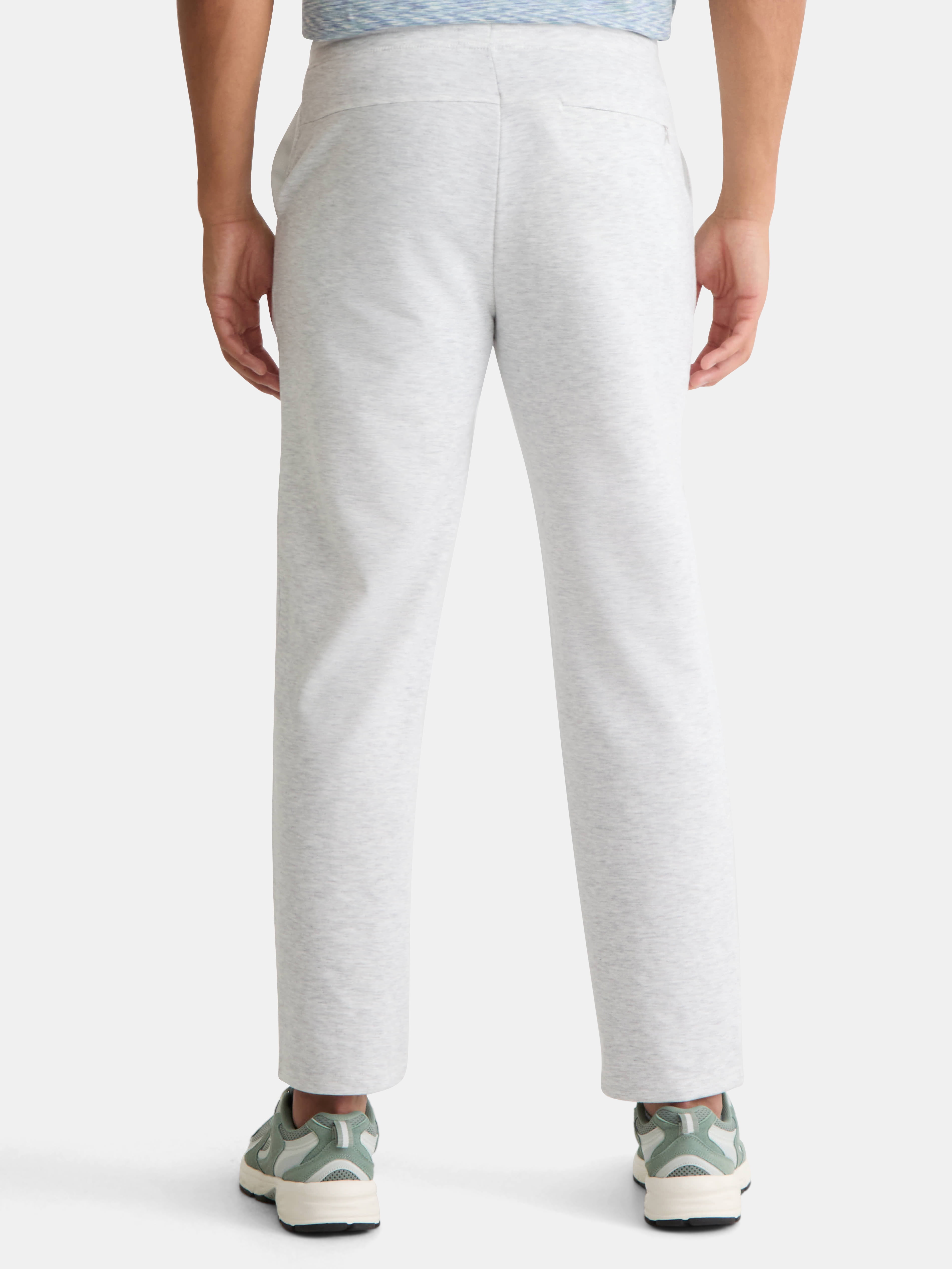 Athletic Works Men's and Big Men's Performance French Terry Open Leg Relaxed Sweatpants, Sizes XS-5XL