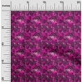 thumbnail image 2 of oneOone Velvet Fuschia Pink Fabric Abstract Sewing Craft Projects Fabric Prints By Yard 58 Inch Wide, 2 of 4