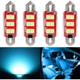 thumbnail image 1 of Bombilla LED superbrillante de 500 lúmenes, 578, 3030, 6 SMD, adorno de 1.614 in, 1.654 in, 211-2, 212-2, para interior del coche, lectura de mapas, cúpula, maletero, luz de cortesía, 6000 K, xenón bl, 1 of 4