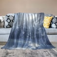 thumbnail image 2 of Chilfamy Sunbeam Print Throw Blanket for Bed Couch Car Kids Adults All Seasons Flannel Material Blanket 60x80in, 2 of 6