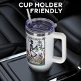 thumbnail image 6 of 40oz Tumbler with Handle & Straw Lid - Vacuum Insulated, Leakproof Stainless Steel Travel Mug - Plant Lover Gift for Women & Gardener Accessories, 6 of 6