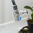 thumbnail image 3 of Adaptador de fregadero de animales marinos de metal con arte, lavadora, manguera de cobre totalmente automática, llave de paso para agua de 1/2", 3 of 6
