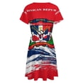 thumbnail image 5 of Dominican Republic Sundress Short Sleeve Dress Summer Women Clothes Dress for Women Dresses, 5 of 7