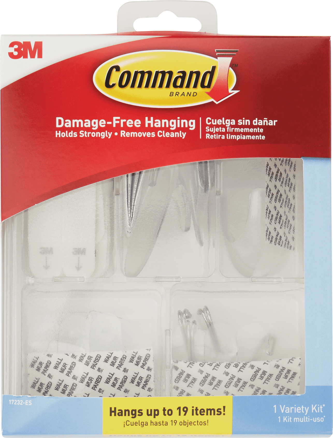 Command Strips & Hooks 53-Piece Variety Pack - Pack of 4 — Residential Use, Standard Application