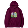 thumbnail image 1 of Lyrical Lemonade Lemon Print Plus Velvet Hooded Sweatshirt For Men And Women, 1 of 2