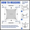 thumbnail image 2 of 13' x 23' White Rectangle Square Sun Shade Sail Order to Make RTAPR1220 Canopy, UPF50+ 95% UV Blockage, 200GSM Commercial Standard Heavy Duty, 3 Years Warranty (We Make Custom Size)$$Garden &, 2 of 9