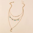 thumbnail image 2 of Colr con colgante de cadena de suéter de pers, joyería de pers, cumpleaños de verano A Sunnimix Collar largo suéter cadena, 2 of 8