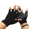 thumbnail image 3 of Guantes de trabajo ligeros para hombre y mujer, antideslizantes, transpirables, sin dedos, para construcción, nailon, Fitness, ciclismo, motocicleta, 3 of 5