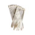 thumbnail image 1 of MasteelfCA 1 Paire d'Accessoires de Robe de Mariée Gants de Couture Perle Poignet Charmants Gants de Robe Blancs Exquis, 1 of 7