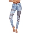 thumbnail image 5 of REALiKUN Womens Butt Lift Ruched Yoga Pants Sport Pants Workout Leggings Sexy High Waist Trousers Scrunch Butt Tight Blue S, 5 of 8
