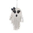 thumbnail image 4 of Decoración fantasma colgante de Halloween Fantasma tejido a mano Decoraciones navideñas Prop voladores lindos para Yard Festival Cementerio Macarena Colgante de Halloween, 4 of 8