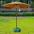 thumbnail image 3 of Almencla Base de Parasol de Patio Robuste Carrée Remplie d'Eau pour Jardin Cour Arrière Plage Vert, 3 of 4