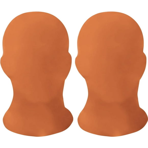 2 Pieces Full Face Mask, Skin Masks, Halloween Spandex Hood for Unisex Cloth