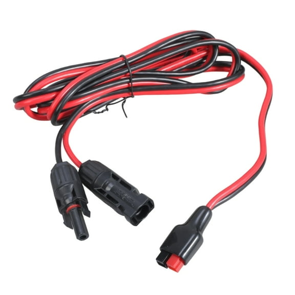 30A Anderson To MC4 Solar Panel Connector Cable 12AWG For Portable Power Station Generators RVs Outdoor Charging