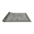 thumbnail image 2 of Ahgly Company Indoor Round Abstract Gray Modern Area Rugs, 5' Round, 2 of 4
