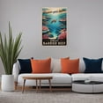 thumbnail image 5 of Inspirational Great Barrier Reef Poster Retro Motivational Vintage Travel Wall Art for Office Classroom Meditation Room Decor Canvas Poster, 5 of 8