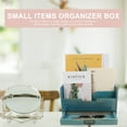 thumbnail image 5 of Desktop Storage Box Rustic Organizer Farmhouse Drawers Blue, 5 of 6