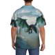 thumbnail image 3 of Fotbe Cloud Sky Green Dragon Camisa Estampada de Manga Corta para Hombre, Casual de Verano, Estilo Playero, Sin Arrugas-3X-Large, 3 of 5