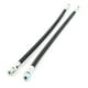 thumbnail image 1 of 2Pcs Manguera de grasa flexible de 24.5cm de longitud, operada a mano, color negro, 1 of 2