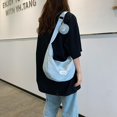 thumbnail image 3 of Bolso de mensajero de nailon de moda, bolso de bola de masa, bolso casual simple para damas y niñas, 3 of 3
