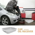 JMXIANG Oil Drain Pan for Oil Changing Car Waste Engine Oil Collector