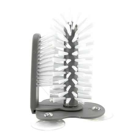 Glass Brush, With 3 Suction Cups Glass Bottle Cleaner Cup Cleaner Flexible Beer Bottles For Wine Glasses Travel Bottles Sports Bottles