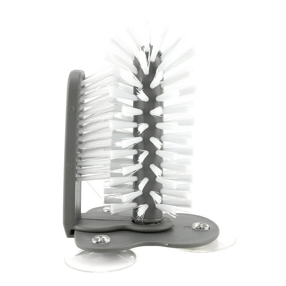 Glass Brush, With 3 Suction Cups Glass Bottle Cleaner Cup Cleaner Flexible Beer Bottles For Wine Glasses Travel Bottles Sports Bottles