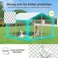 thumbnail image 3 of TIME RAY 7.8x7.8FT Outdoor Dog Kennel Outside Heavy Duty Dog Enclosure with Waterproof Cover and Security Lock, 3 of 10