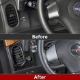 thumbnail image 3 of Carbon Fiber Side Air Outlet Vent Cover Trim Sticker For Chevrolet, 3 of 5