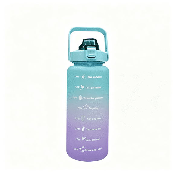 ACDANC Large Half Gallon 64 Oz Motivational Water Bottle Straw Time Marker Bpa Free for Sport and Fitness 64Oz Insulated Water Bottle