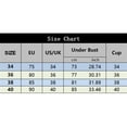 thumbnail image 3 of PEASKJP Supportive Bra for Women Originals Seamless Triangle Rib Bralette, Beige 36, 3 of 4