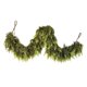 thumbnail image 5 of Guirnalda navideña de cedro, hojas de ciprés verde, realista, de pino artificial, para escaleras, de interior, ventanas festivas., 5 of 9
