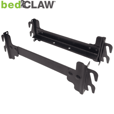 Short Steel Hook-On Bed Rails for Headboard/Footboard Storage or Retail Display