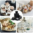 thumbnail image 6 of 20Pcs Square Kraft Bakery Packaging Boxes Black Muffin Gift Boxes with 1 Bundle Jute String, 6 of 8