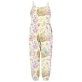thumbnail image 7 of Toddler Girl Easter Outfit Sleeveless Romper Jumpsuit Bunny Eggs Print Summer Casual One Piece with Pockets 1-6T, 7 of 7