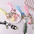 thumbnail image 3 of Liangnv Paquete De 5 Lindos Llaveros De Anime De Muñeca,Accesorios De Llavero De Coche Kawaii,Encantos De Bolso De Llavero para Mujer, 3 of 5