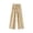 Beige, variant on ZHOGXU Classic Solid Color Elastic Waist Drawstring Wide Leg Jogger Kids Girls Pants With Pocket Comfortable Everyday Wear