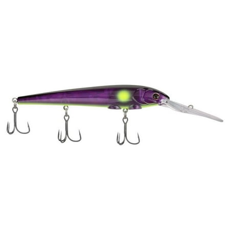 Berkley Deep Hit Stick Fishing Lure Firefly 3/4 oz 4.75in Wide Aggressive Tail Action and Beefier Profile Equipped with Sharp Fusion19 Hook
