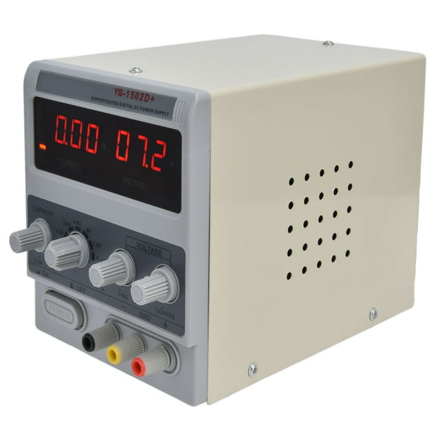 Fuente De Alimentación CC, Dispositivo Regulado De Conmutación Ajustable Con Pantalla Digital 15V 2A, Pruebas De Bricolaje En Laboratorio, Mantenimiento De Equipos De